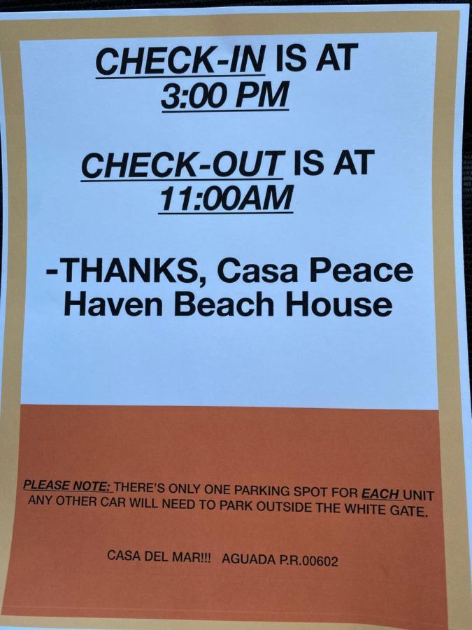 Casa Peace Haven Beach House Aguada Eksteriør billede